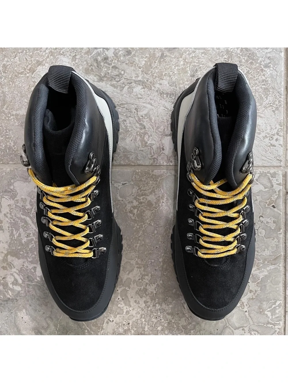 J. Linderberg Hiker High Boots in Black, Size 42 New in Box